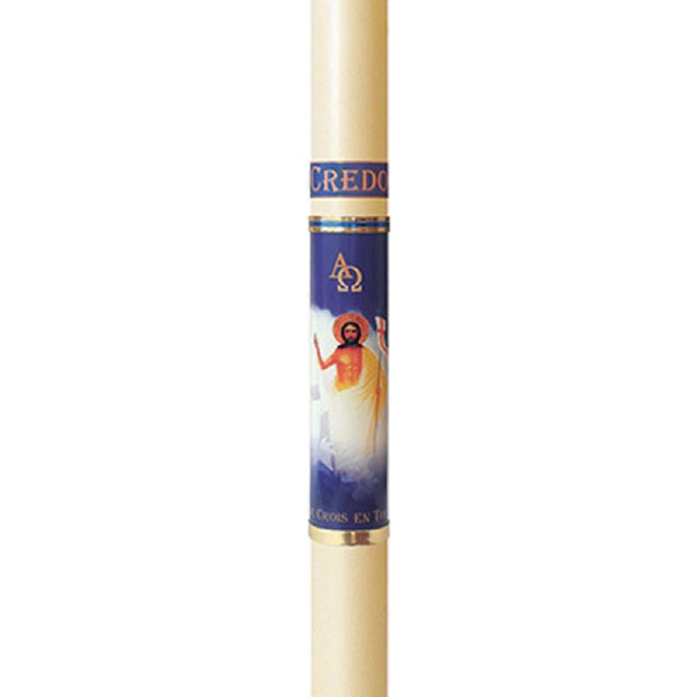 Paschal candle 3" x 30" Faith