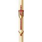 Pascal Candle 2" x 36" Draped Cross