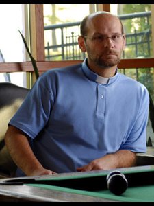 Clergy Shirt Polo short sleeves 14 1 / 2" - 15" Blue
