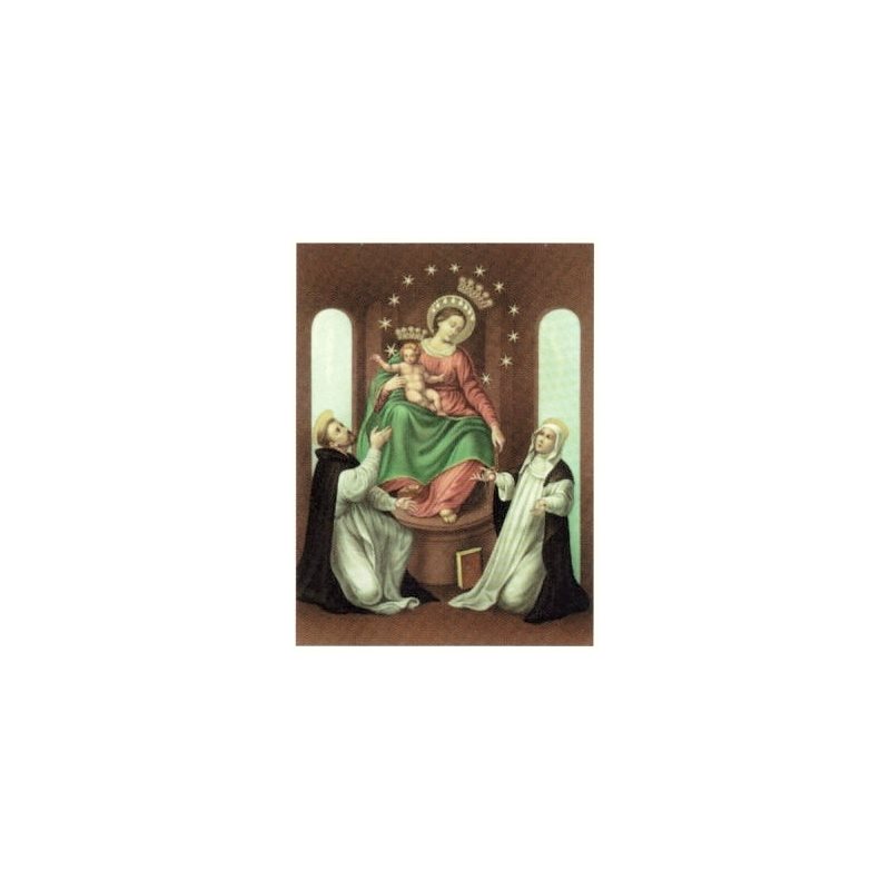 Print O.L. of the Rosary 7.5" x 10.25" (19 x 26 cm) / un