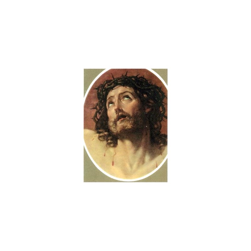 Image Christ en croix 7.5" x 10.25" (19 x 26 cm) / un
