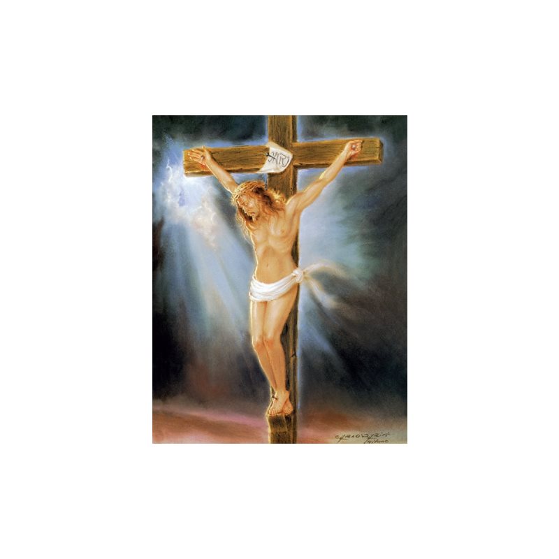 Image Crucifixion 8" x 10" (20 x 25 cm) / un