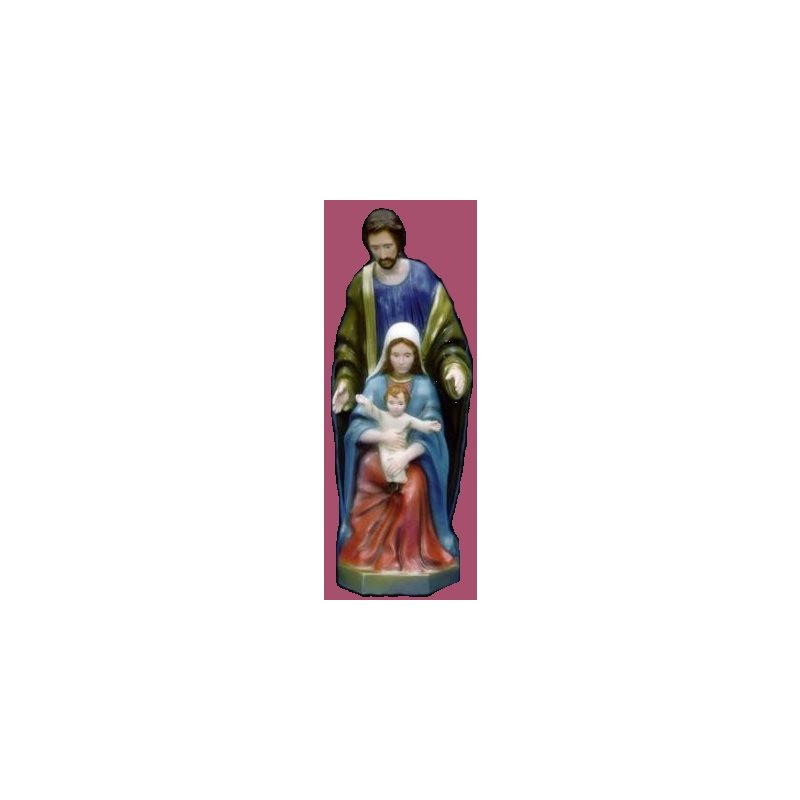 Holy Family Color Vinyl Compo. Outdoor Statue, 24" (61 cm)