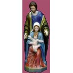 Statue ext. Sainte Famille 24'' (61 cm) couleur polyuréthane