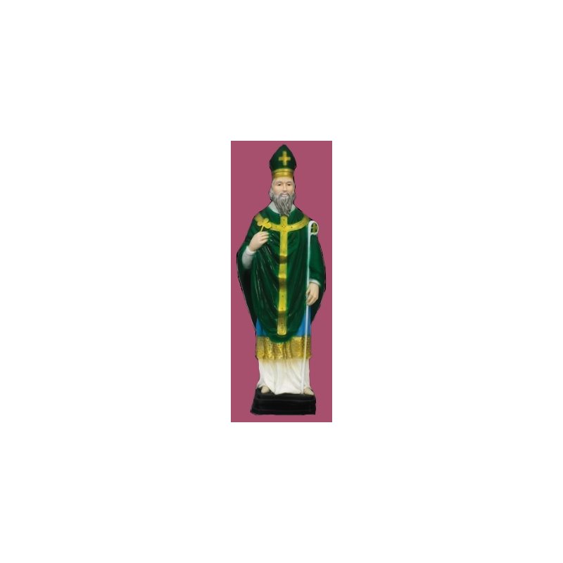 St. Patrick Color Vinyl Compo. Outdoor Statue, 24" (61 cm)