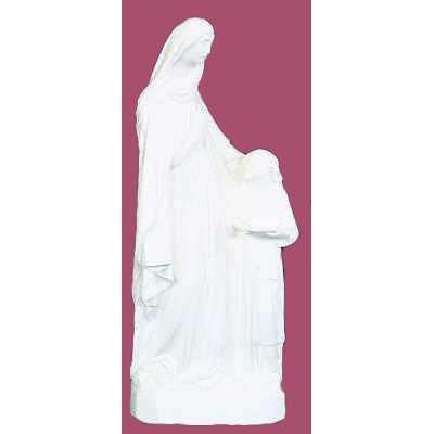 St. Ann the Teacher White Vinyl Compo. Outdoor Statue, 24"