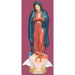 Our Lady of Guadalupe Color Vinyl Compo. Outdoor Statue, 24"