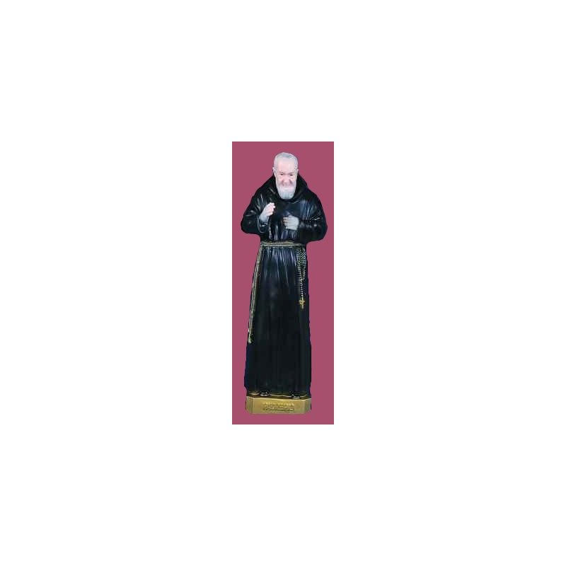 Padre Pio Color Vinyl Compo. Outdoor Statue, 24" (61 cm)