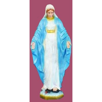 Our Lady of Grace Color Vinyl Compo. Outdoor Statue, 32"