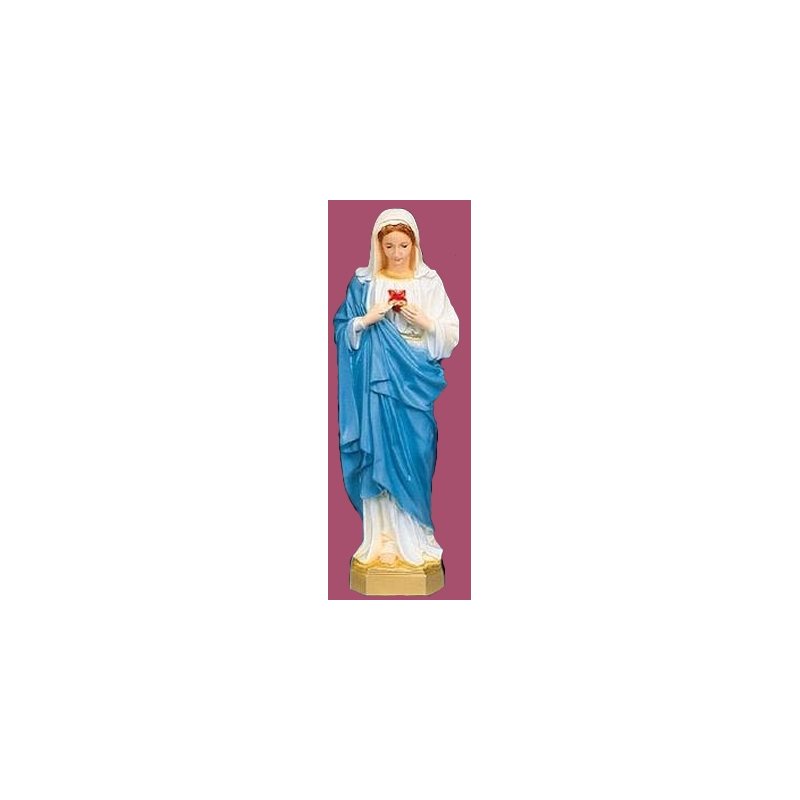 Statue ext. Sacré-Coeur de Marie 32'' (81 cm) couleur poly