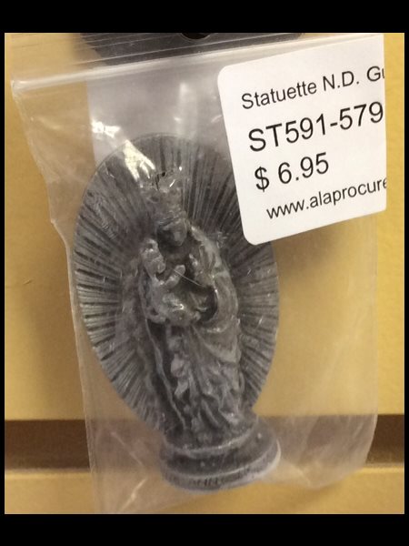 Our Lady of Guadalupe 2" (5 cm) Pewter