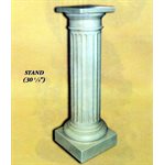 White Plaster Stand For Statue, 30.5" (77.5 cm)