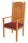 Abbey Collection Celebrant Chair - Medium Oak Stain