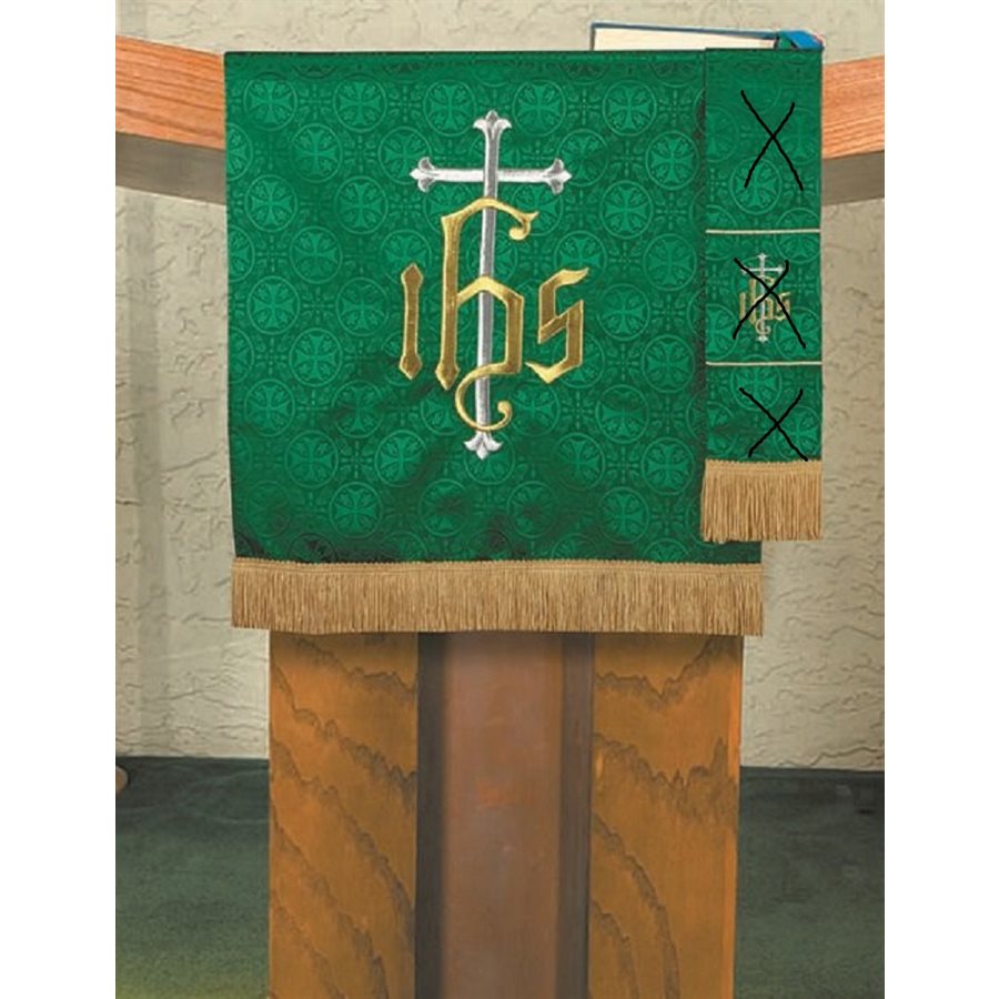 HOLY Maltese Jacquard Pulpit Scarf: Green