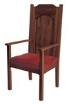 Abbey Celebrant Chair, Walnut Stain