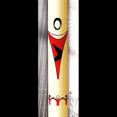 Paschal candle 1 1 / 2" x 27" Modern Alleluia