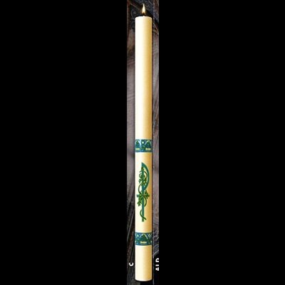 Paschal candle 2 1 / 2"' x 27" Glorious Christ