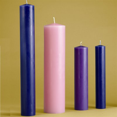 Advent candles 2" x 12" (51 x 300 mm) / Set of 4