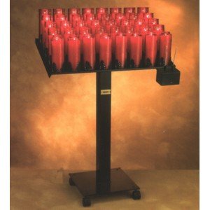 Black Iron Votive Light Stand (40 large votive light)