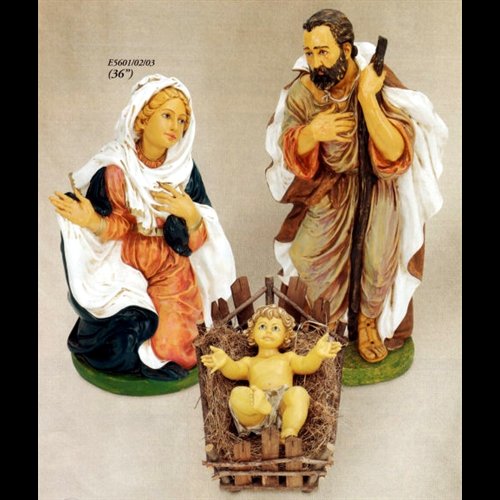 Resin Nativity Set, 36" (91.5 cm) / 3 -pc (Holy Family)