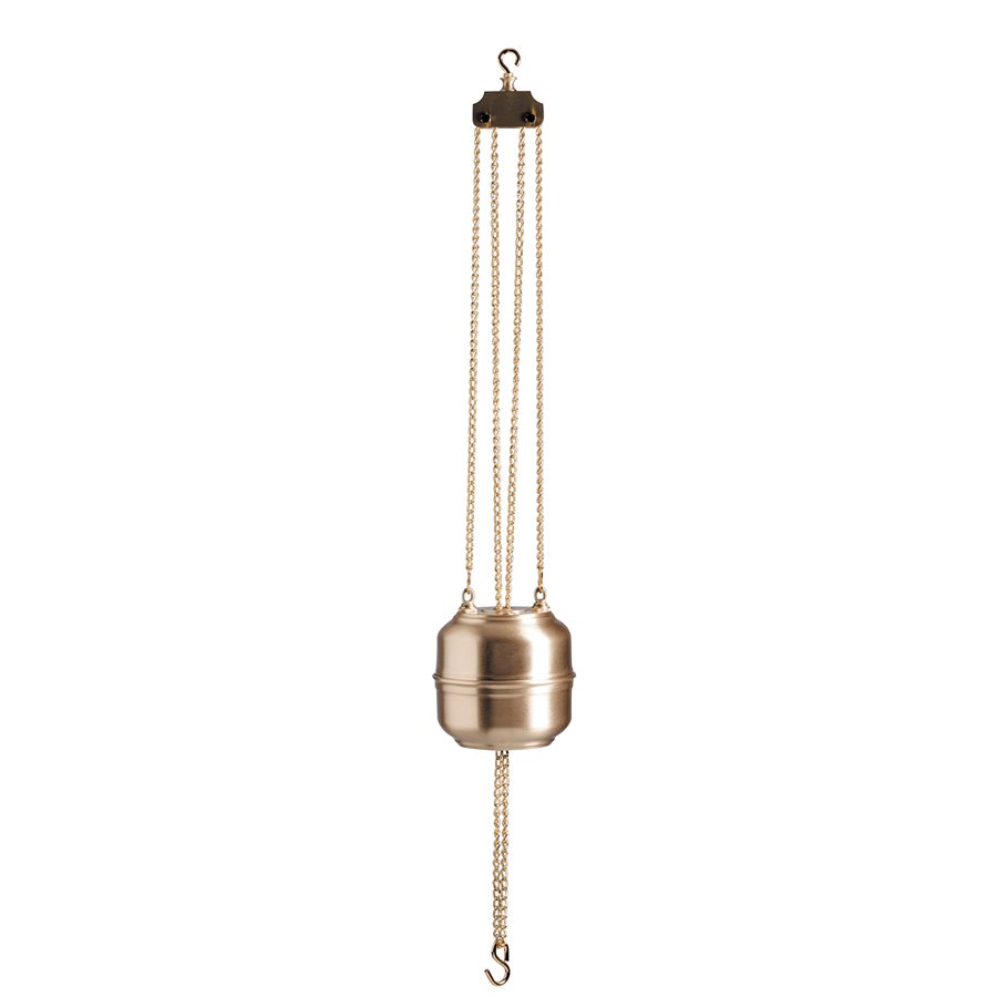 Counter Balance, Satin bronze 46'' Ht. extends to 76''