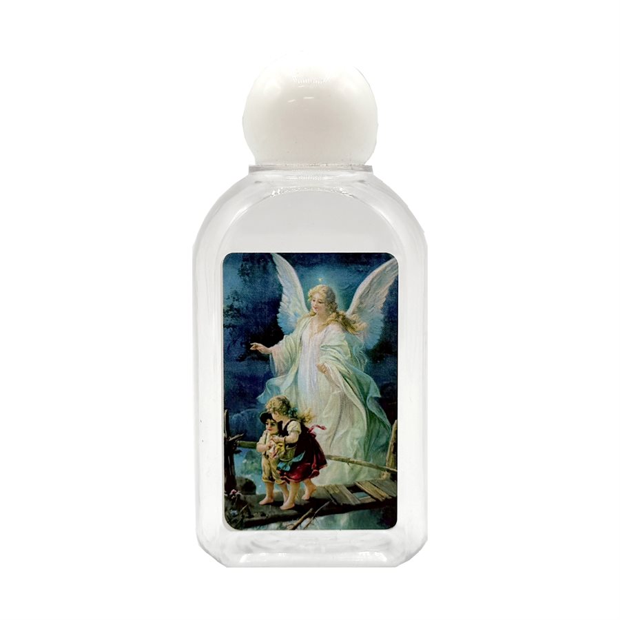 Bouteille eau bénite Ange Guardien, 4,5 cm x 9 cm