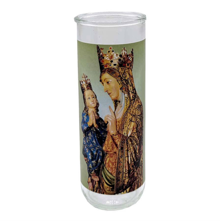 Contenant de verre, Sainte Anne, 7,6 x 21 cm / un