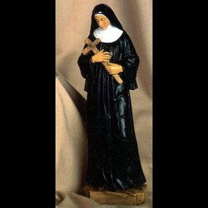 St. Rita Resin Statue, 10" (25.5 cm)